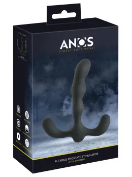 ANOS Prostate Plug 3-Motor Silicone Model, Waterproof, 13cm, Black