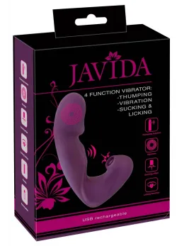 Javida 4 Function Vibrator Silicone Multi-Mode Intimate Device 18cm