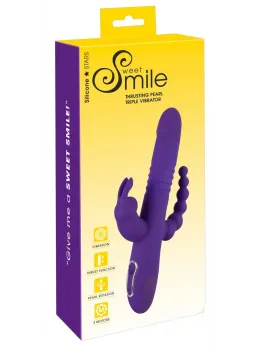 Sweet Smile Triple Thrusting V Multi-Function Silicone Intimate Device
