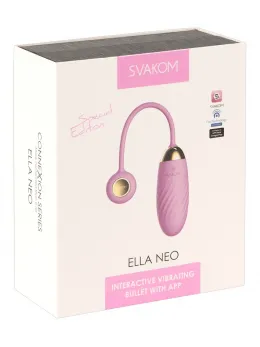SVAKOM Ella Neo Pink - Interactive Vibro-Ball with App Control, 21 cm