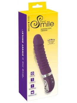 Sweet Smile Warming Soft Vibrator 12 Modes Silicone Waterproof 23.5cm