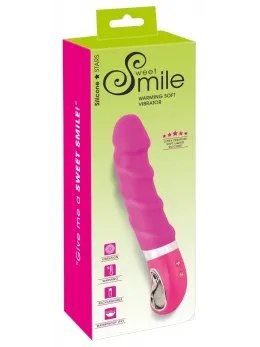 Sweet Smile Warming Soft Vibra Intimate Silicone Massager 22.8 cm