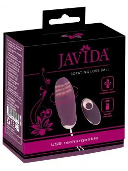Javida RC Rotating Intimate Ball - 8 Modes, Silicone, Rechargeable, 18.5cm