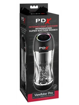 PDX Elite ViewTube Pro Automatic Suction & Vibration Device, Transparent