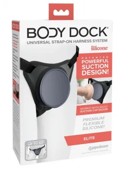 Pipedream Body Dock Elite Adjustable Harness System, Silicone Plate