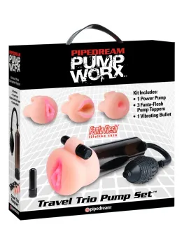Pump Worx Travel Trio вакуумна помпа с 3 ръкава, 20,5 см