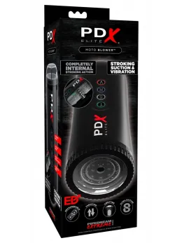 PDX Elite Moto Blower Automatic Intimate Device Black 22.5cm