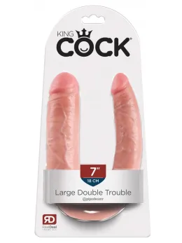 King Cock Double Trouble 43 cm Dual-Ended Anatomical Model PVC