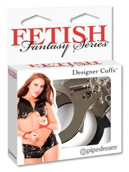 FFS Metal Handcuffs Silver - Adjustable Restraint System, 2 Keys