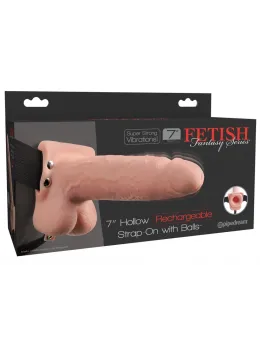 Fetish Fantasy Series 7 Hollow Strap-On Vibrator Light 18.9cm