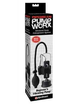 Pipedream Beginner Vibrating Pump Transparent 22cm Multi-Speed System