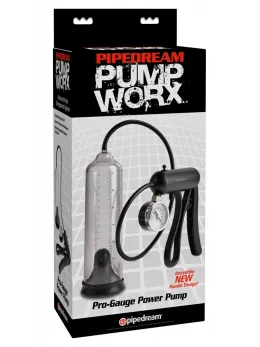 Pipedream Pro-Gauge Power Pump Transparent 21.6cm Pressure System