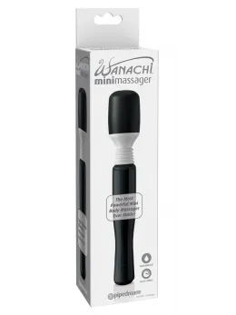 Pipedream Wanachi Mini Massager Black Multi-Speed 21cm Compact Wand