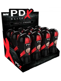Pipedream PEE Vibrating Stroker Intimate Machine 17.5cm TPR Black