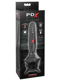 Pipedream PDX Elite Roto-Sucker Vibrating Glans Stimulator 26cm Black