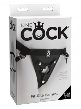 KinkLab Fit Rite Universal Harness Black Adjustable Straps 173cm