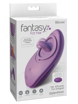 Fetish Fantasy Elite Silicone Fun Tongue Vibrating Lay-On, Pink, 13cm