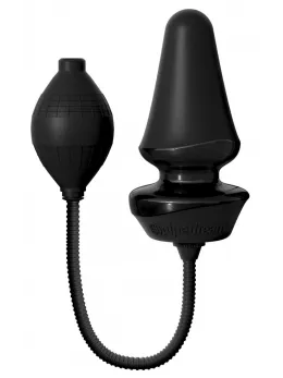 AFE Silicone Inflatable Anal Trainer Plug 12.4 cm Black Waterproof