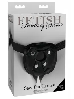 FFS Stay-Put Adjustable Harness Black - Versatile Strap System