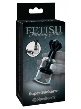 Pipedream FFSLE Super Suckers Intense Suction Nipple Cups 10 cm Black