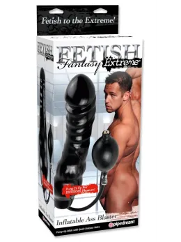 FFF Inflatable Intimate Machine 32 cm Adjustable Size Black PVC
