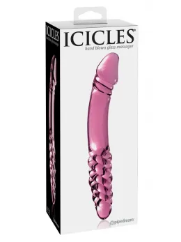 Pipedream Icicles No. 57 Pink Glass Intimate Massager 12 cm