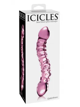 Pipedream Icicles No. 55 Pink Glass Intimate Massager 19.5cm