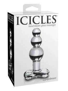Pipedream Icicles No. 47 Clear Glass Plug 10.5cm Hypoallergenic