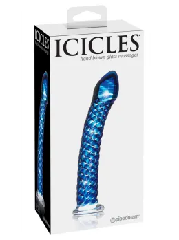 Pipedream Icicles No. 29 Blue Glass Intimate Massager 19 cm
