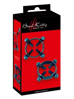 Bad Kitty Blue Moon Adjustable Nipple Jewellery Stainless Steel 2 pcs