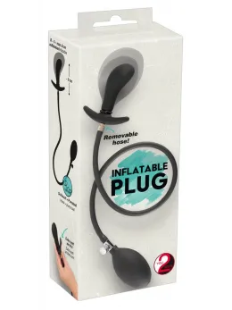 You2Toys Inflatable Plug Silicone Black 8 cm Adjustable Size