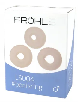 FROHLE LS004 Set of 3 Intimate Support Rings, 16/21/26 mm, TPE