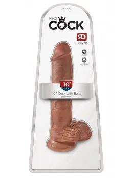 Pipedream King Cock 10 Inch Intimate Machine with Suction Cup Tan