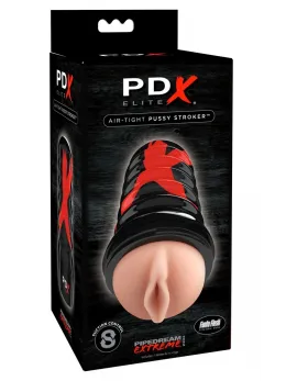 PDX Elite Air-Tight Intimate Machine Skin-Tone 18.6cm with Rings
