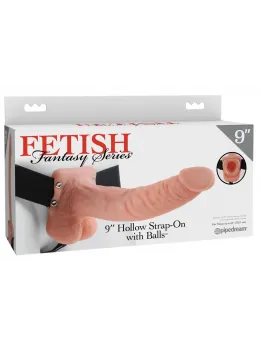 Fetish Fantasy Series 9-Inch Hollow Intimate Extension Harness Black