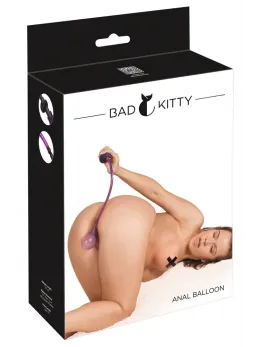 Bad Kitty Anal Balloon Intimate Pump System, Purple, Adjustable Size