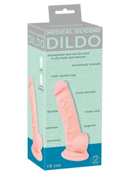 You2Toys Medical Silicone Model 18 cm with Suction Cup - Skin Tone