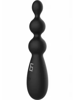 Extreme Triple Thrill Anal Vibrator Silicone 3-Sphere Black 8713221840851