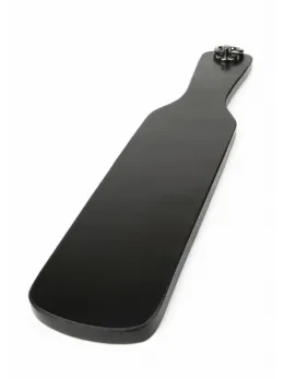 Ouch! Genuine Leather Spank Paddle Black - Premium Italian Cowhide