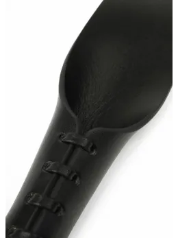 Genuine Leather Slapper II by Rimba - Premium Lace-Up Handle, Black