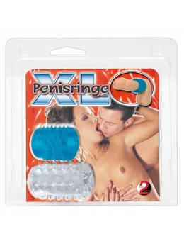 You2Toys XL Support Rings Set - Stretchable TPE, Textured, 2 Pieces