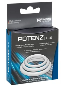 POTENZplus Silicone Support Rings Set S/M/L Transparent