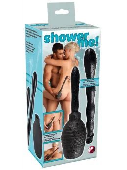 You2Toys Shower Me Intimate Hygiene Set, 300ml, Black, 2 Attachments