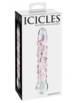 Pipedream Icicles No. 7 Glass Massage Rod with Textured Surface 17.8 cm