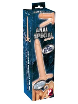 You2Toys Anal Special Black Intimate Device with Dual Rings 16cm TPR
