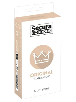 Secura Original 12pcs Intimate Protection Vegan Latex Condoms 52mm
