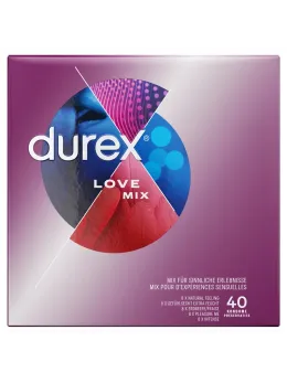 Durex Love Mix Assorted Condoms Pack 40 pcs - Variety & Safety