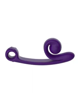 Snail Vibe Curve Dual Motor Silicone Intimate Device Purple