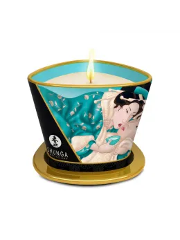 Shunga Massage Candle Island Blossoms 170ml - Aromatic Soy Wax for Spa Rituals