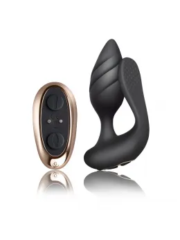 Rocks-Off Cocktail Dual Motor Couples System Black, Waterproof, 10 Modes